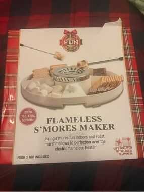 Flame-less S'mores Maker - White